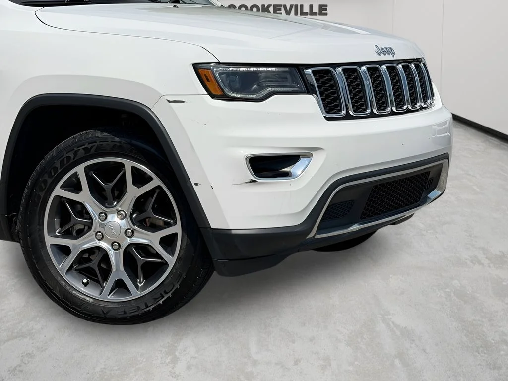 Used 2021 Bright White Clearcoat Jeep Limited image 3