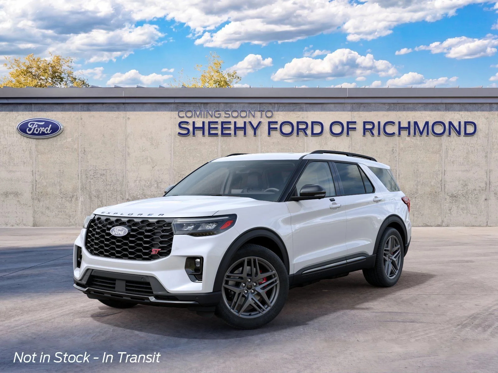 New 2027 Star White Metallic Tri-Coat Ford ST image 3