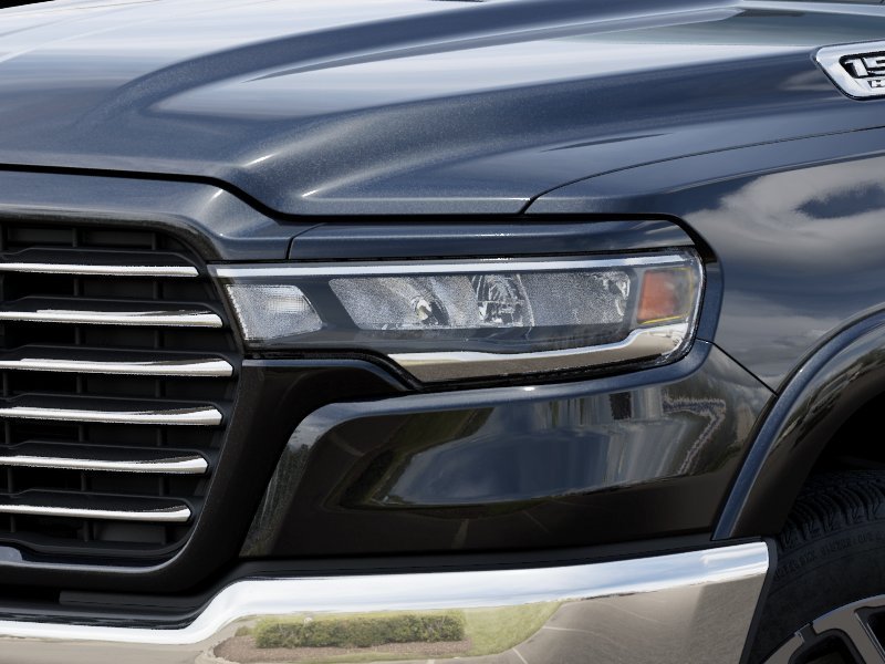 New 2027 Diamond Black Crystal Pearl-Coat Exterior Paint RAM Laramie image 6