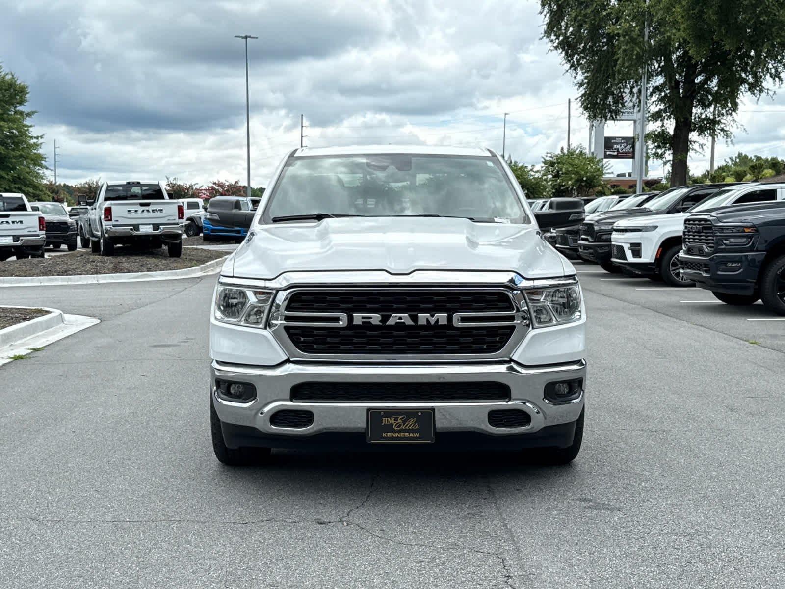Used 2023 Bright White Clearcoat Ram Lone Star image 8