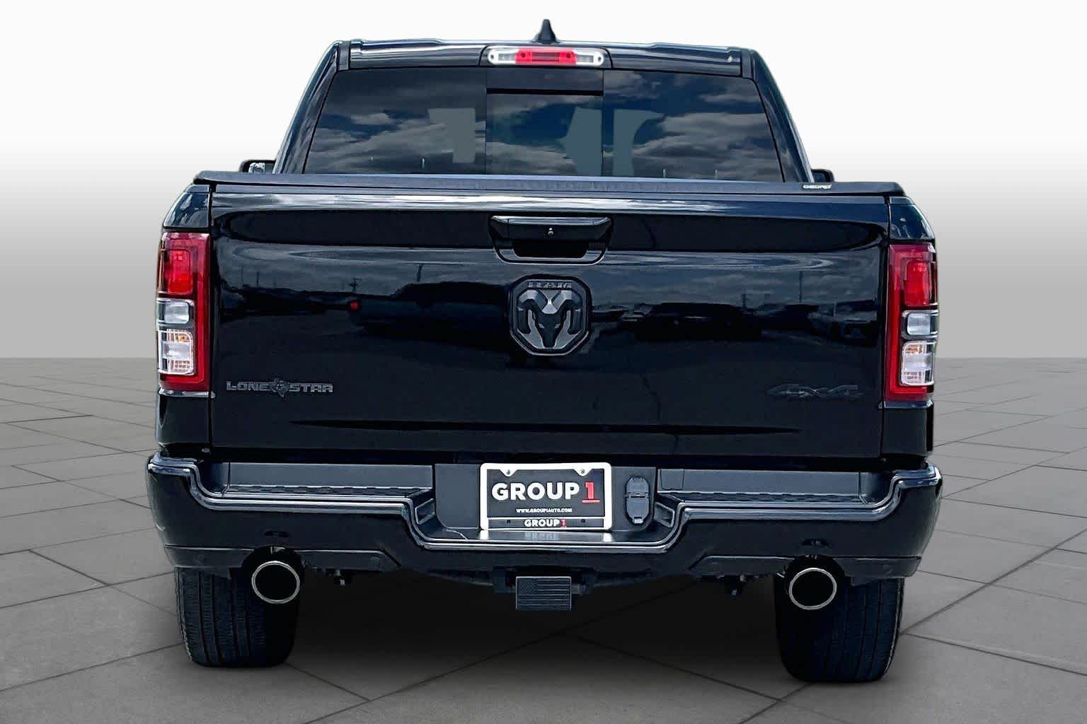 Used 2023 Diamond Black Crystal Pearlcoat Ram Lone Star image 4