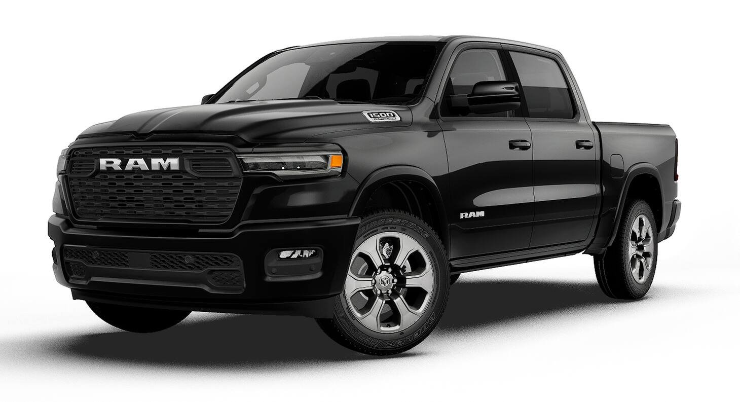 New 2027 Diamond Black Crystal Pearl-Coat Exterior Paint RAM BIG HORN image 1