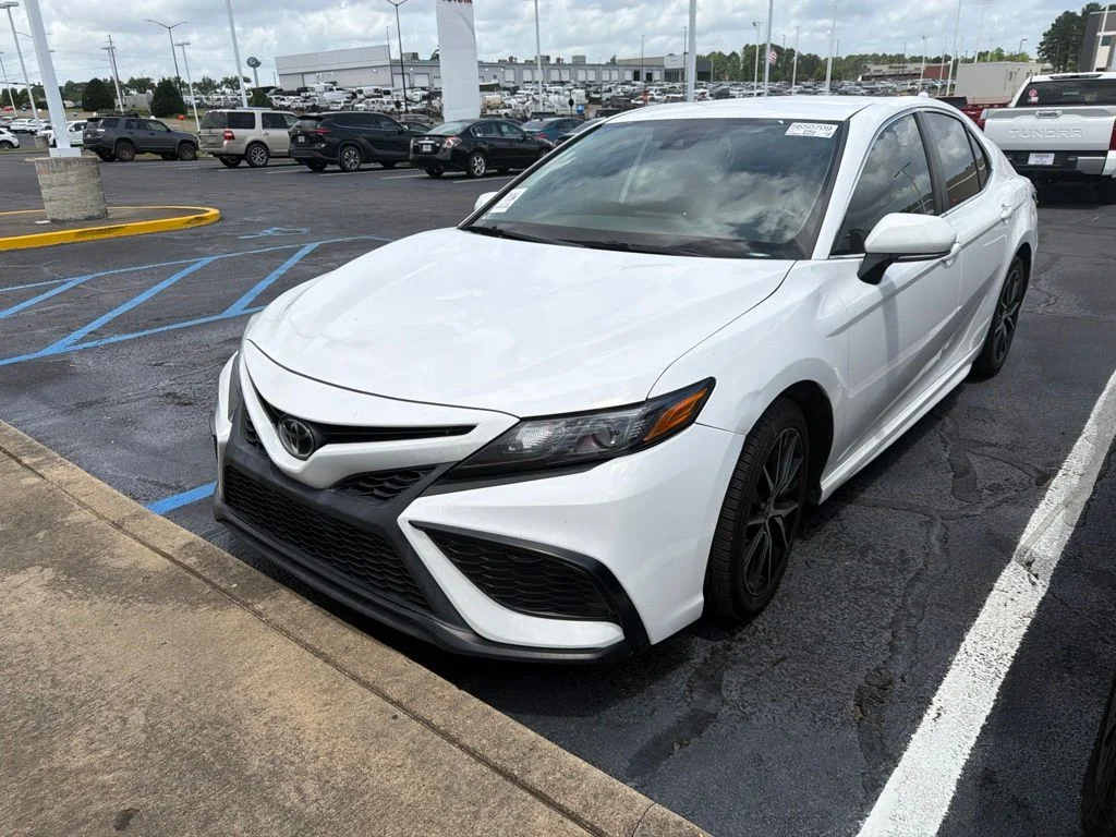 Used 2024 White Toyota SE image 1