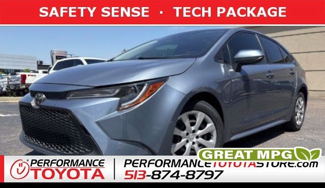 Used 2021 Celestite Toyota LE image 1