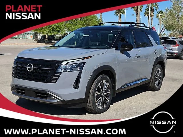 New 2026 Boulder Gray Pearl / Super Black Two-tone Nissan Platinum image 1