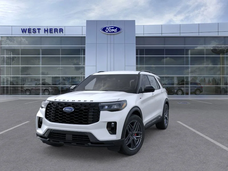 New 2026 Star White Metallic Tri-Coat Ford ST-Line image 3
