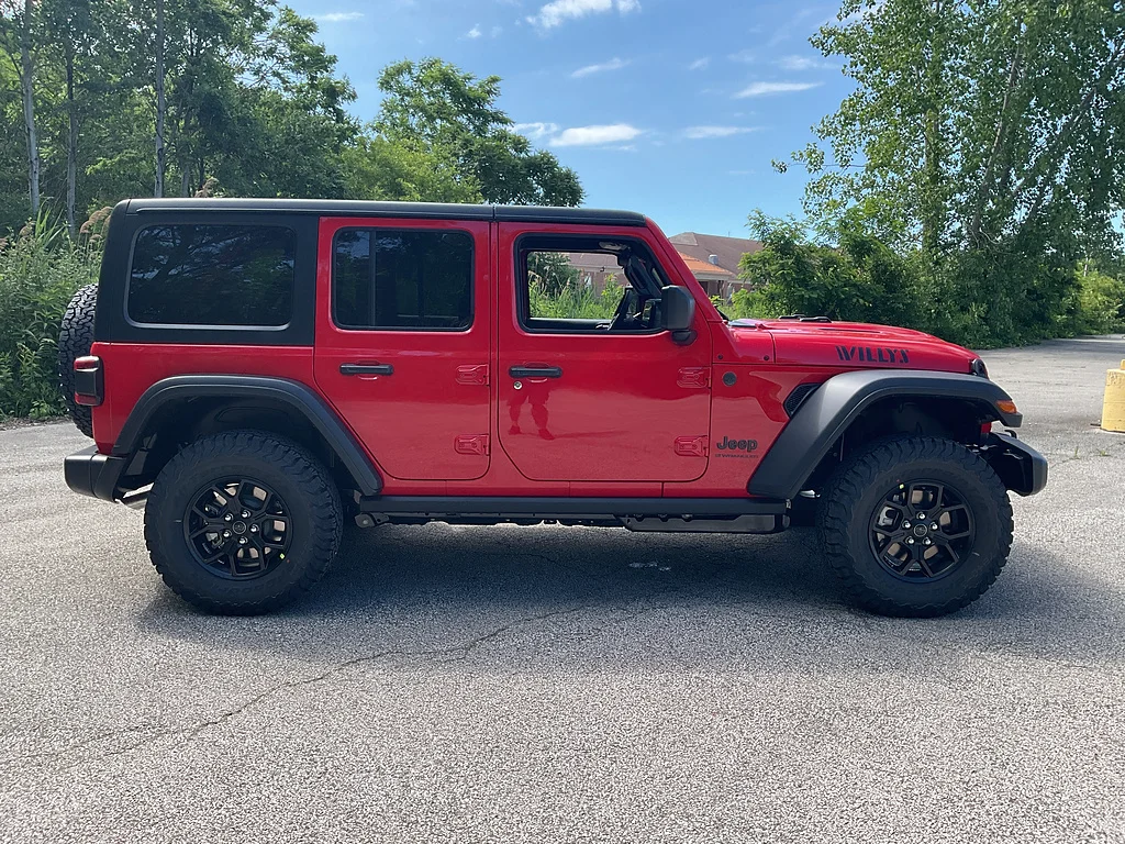 New 2026 Firecracker Red Clearcoat Jeep 4-Door Willys 4x4 image 4