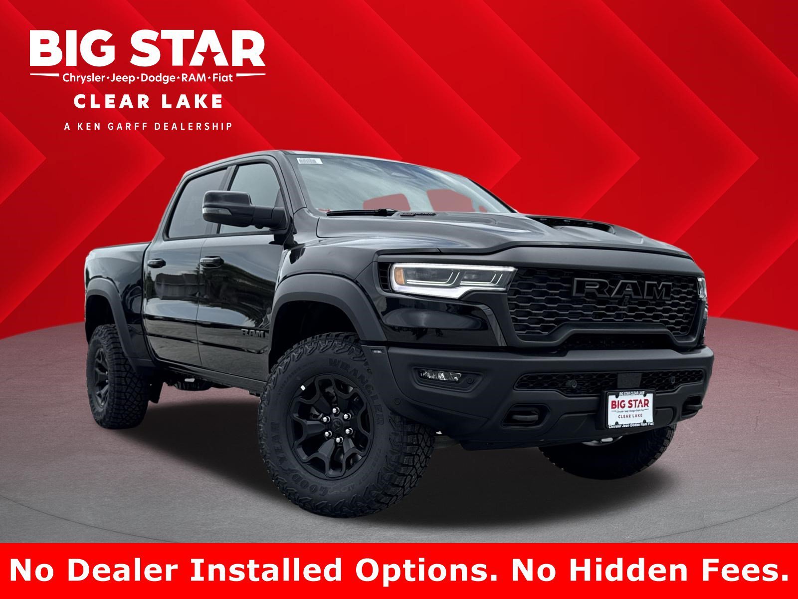 New 2026 Diamond Black Crystal Pearl-Coat Exterior Paint RAM RHO image 1