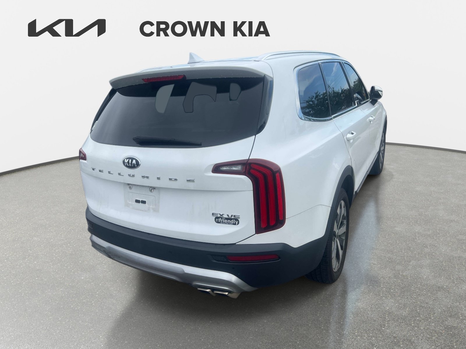 Used 2020 Snow White Pearl Kia EX image 5