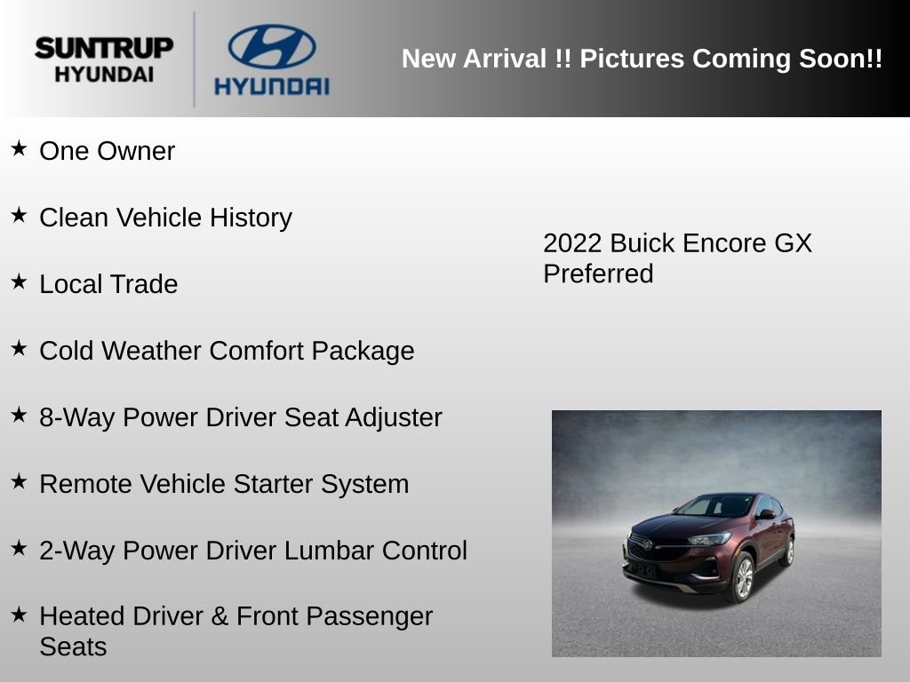 Used 2022 Rosewood Metallic Buick Preferred image 6