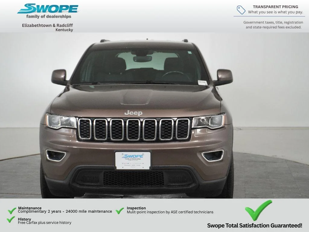 Used 2019 Walnut Brown Metallic Clearcoat Jeep Laredo E image 5