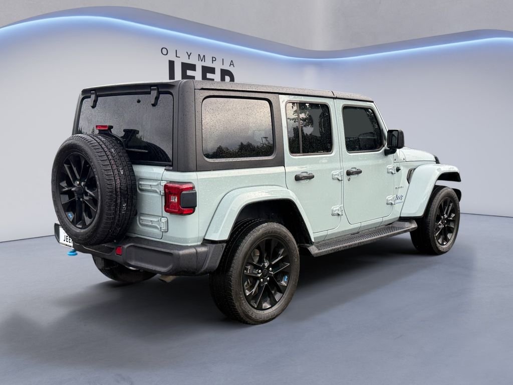 Used 2023 Gray Jeep Sahara 4xe image 6