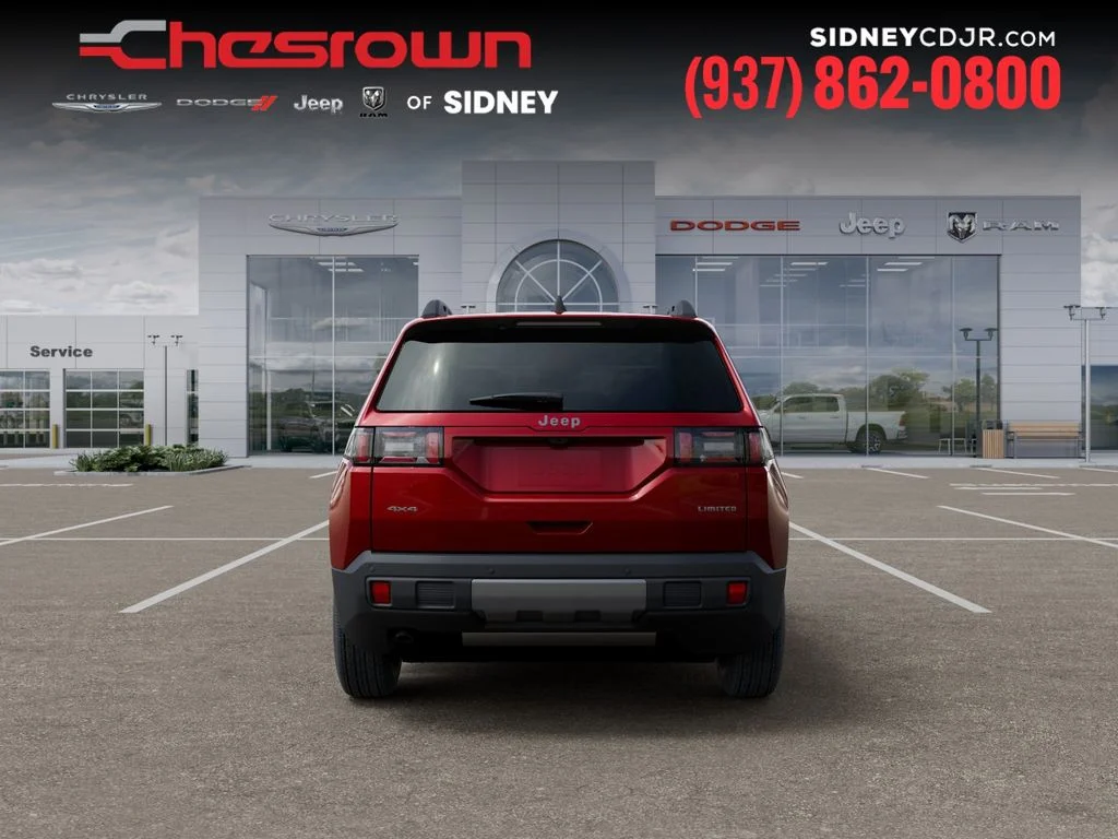 New 2026 Red Hot Pearl-Coat Exterior Paint Jeep Limited image 7