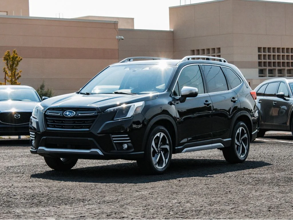 Used 2024 Crystal Black Silica Subaru Touring image 1