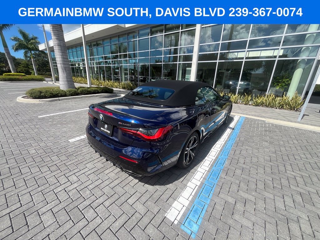 Certified Used 2023 Tanzanite Blue II Metallic BMW M440i image 7
