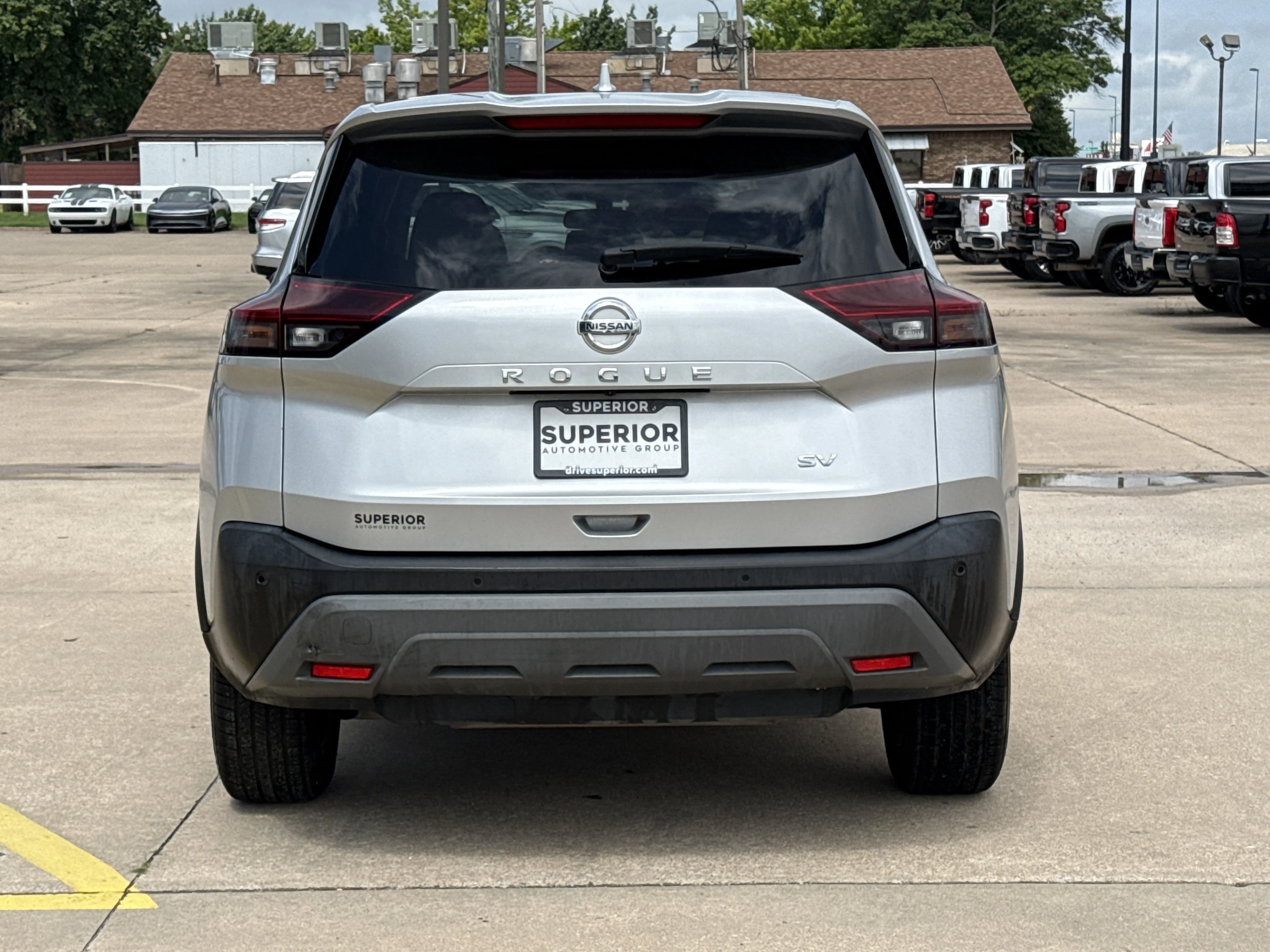 Used 2021 Brilliant Silver Metallic Nissan SV image 4