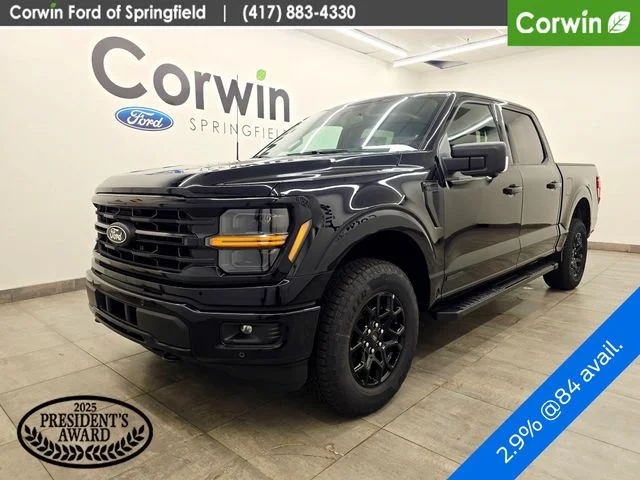 New 2026 Agate Black Metallic Ford XLT image 1