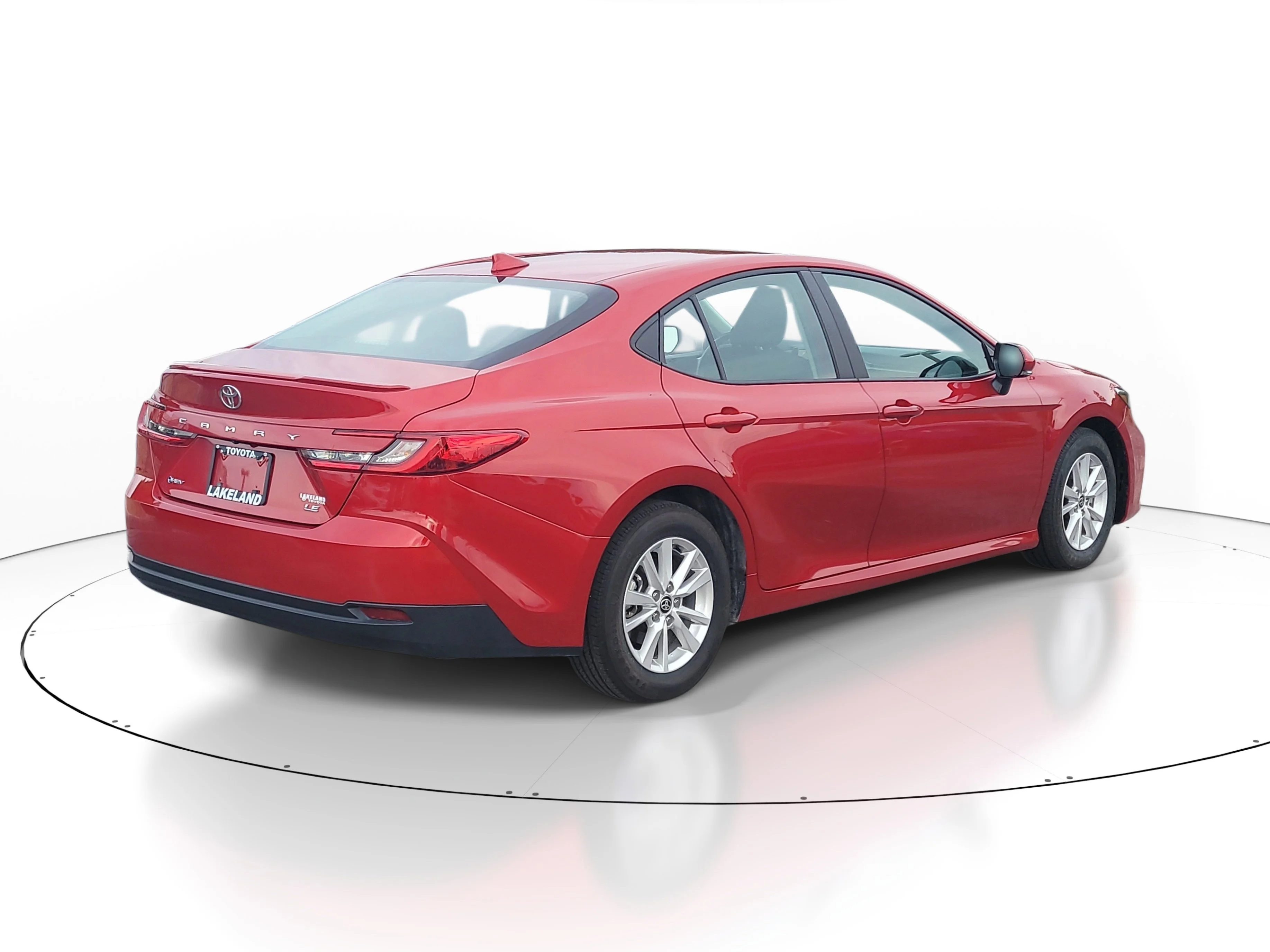 Certified Used 2025 Red Toyota LE image 6