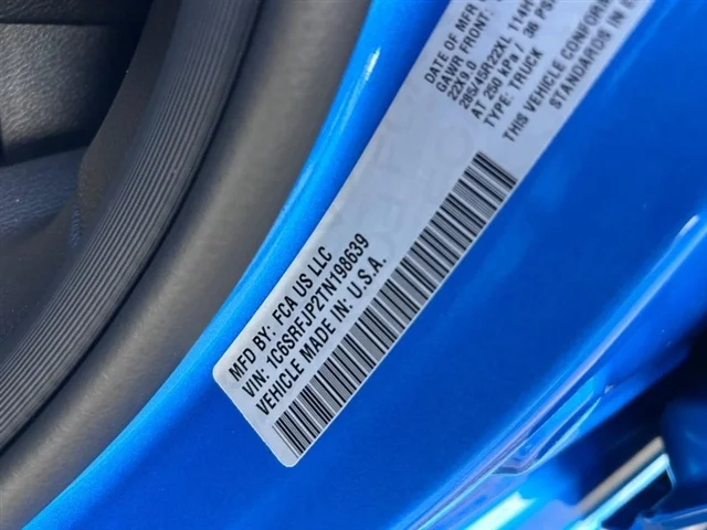 New 2026 Hydro Blue Pearl-Coat Exterior Paint RAM Laramie image 24