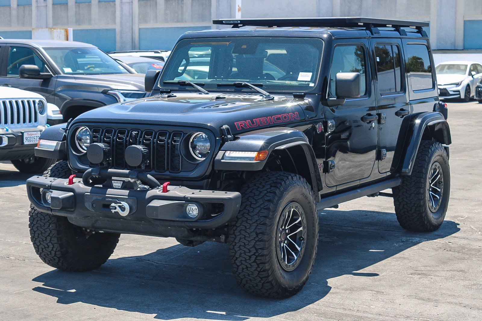 Used 2024 Black Clearcoat Jeep Rubicon X image 3