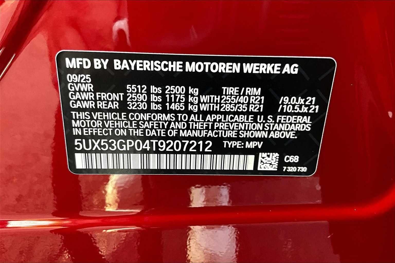 Used 2026 Vegas Red Metallic BMW 30 xDrive image 19