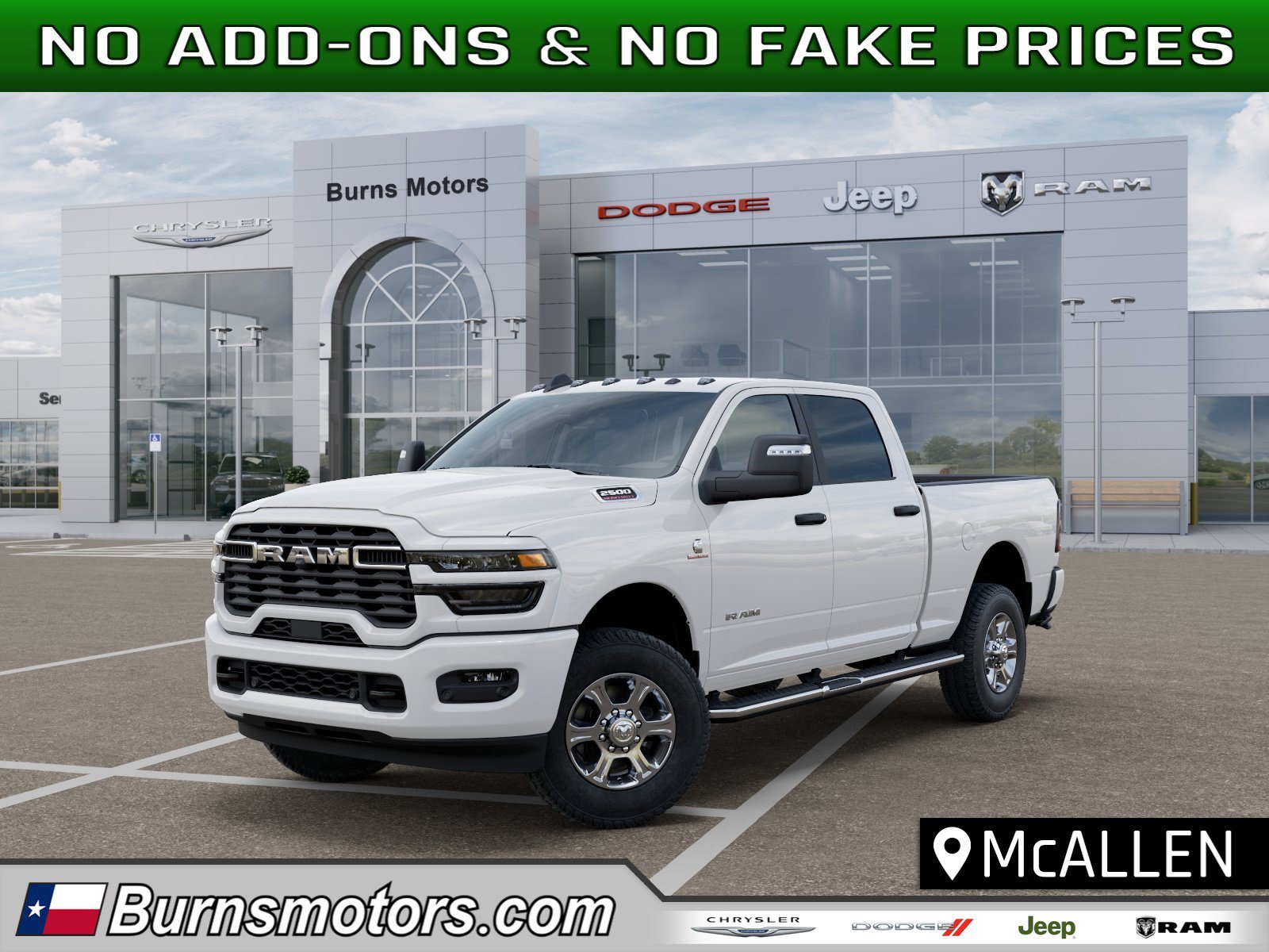 New 2026 Bright White Clear-Coat Exterior Paint RAM Lone Star image 1