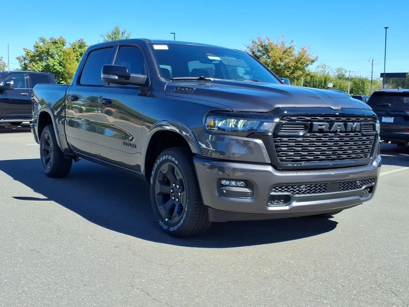 New 2026 Granite Crystal Metallic Clear-Coat Exterior Paint RAM Big Horn image 3