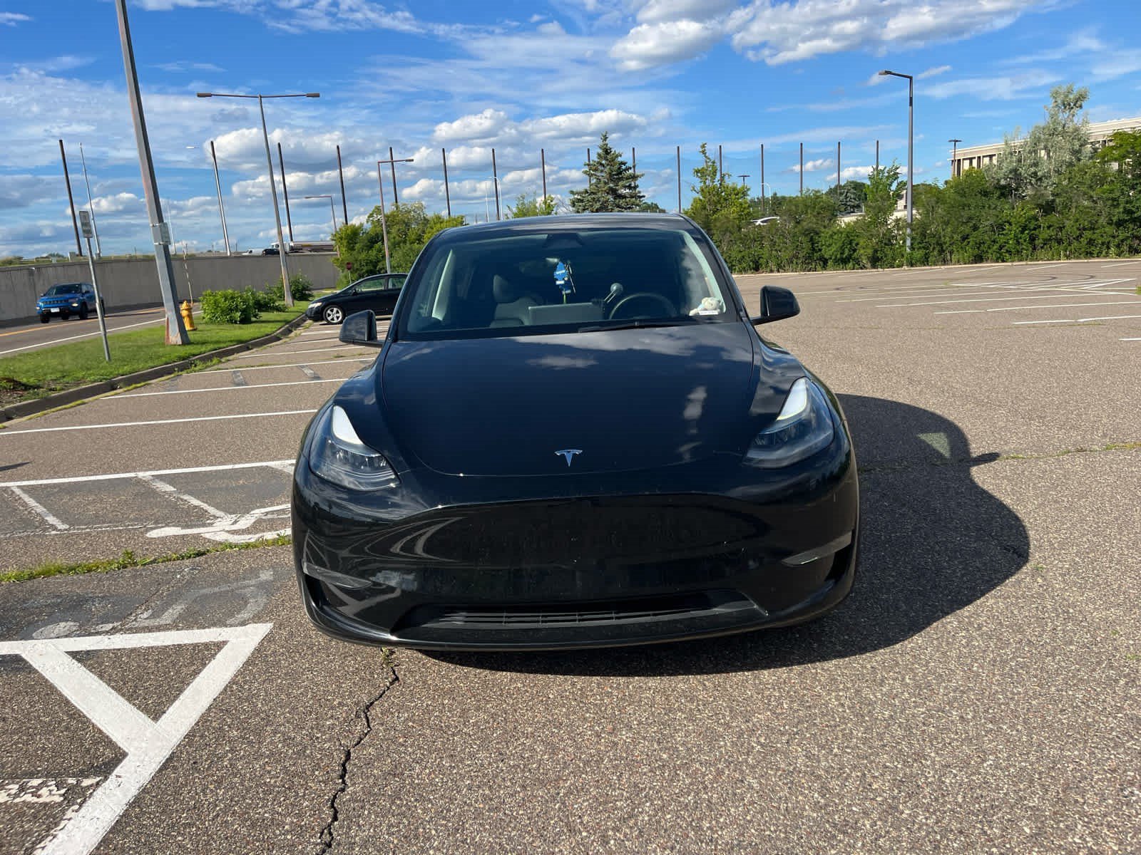 Used 2023 Tesla Model Y Long Range with VIN 7SAYGDEE8PA162710 for sale in Golden Valley, MN