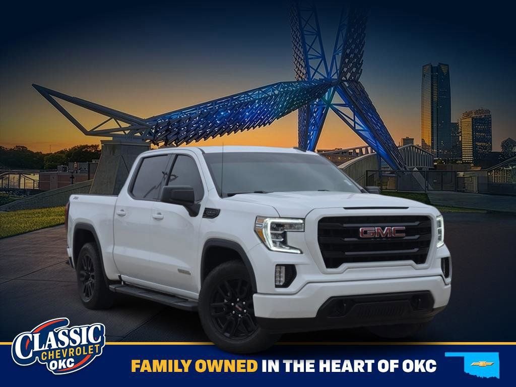 SUMMIT WHITE 2021 GMC Sierra 1500 Elevation Crew Cab 4WD Pickup Truck Four-Wheel Drive