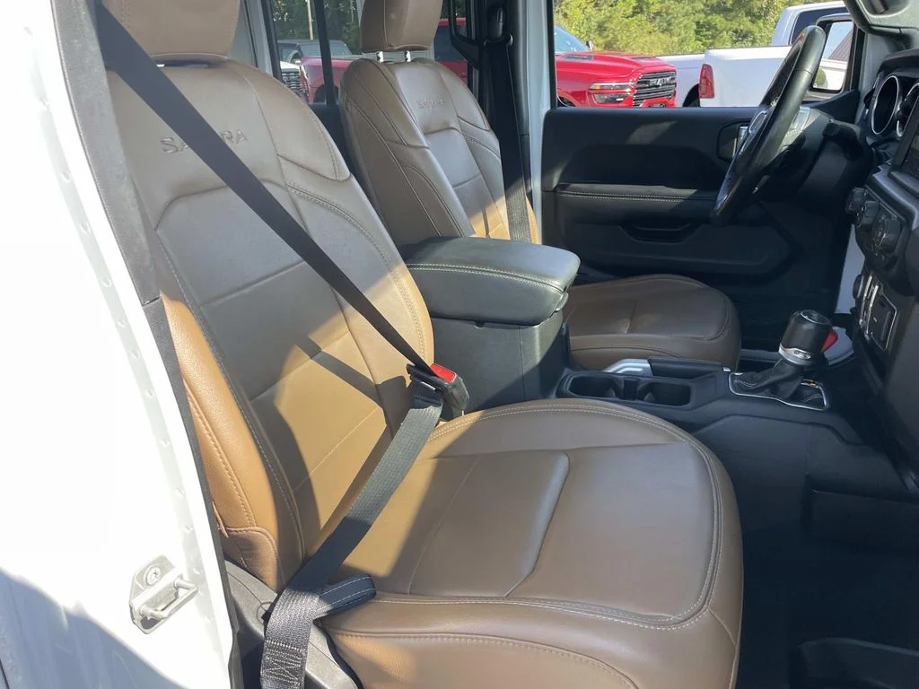 Used 2021 White Jeep Unlimited Sahara 4xe image 31