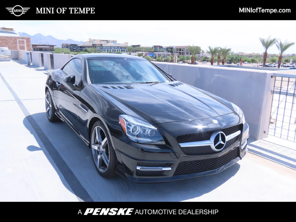 Used 2015 Black Mercedes-Benz SLK 250 image 1