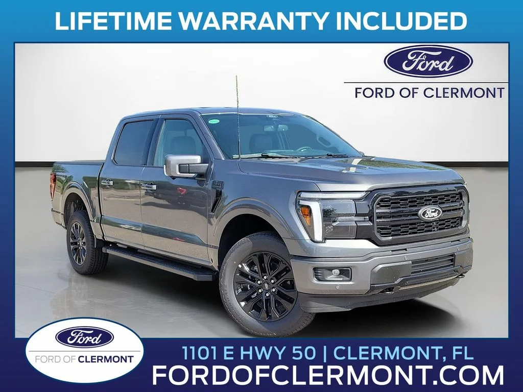 New 2026 Carbonized Gray Metallic Ford Lariat® image 1