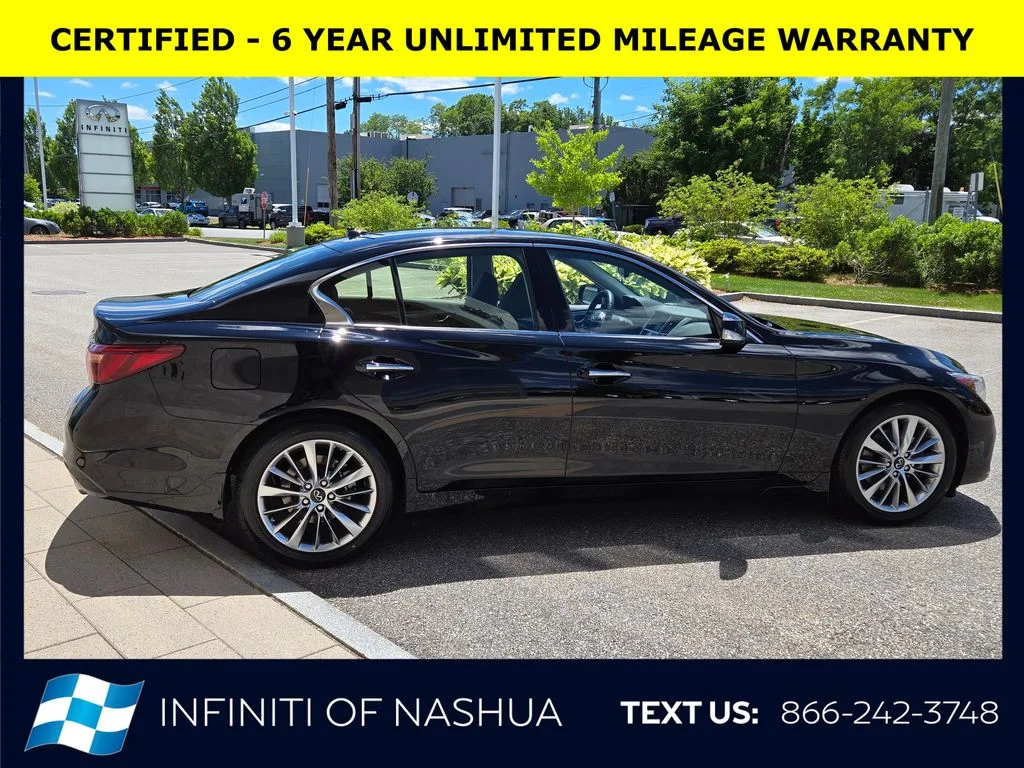 Certified Used 2023 Black INFINITI LUXE image 13