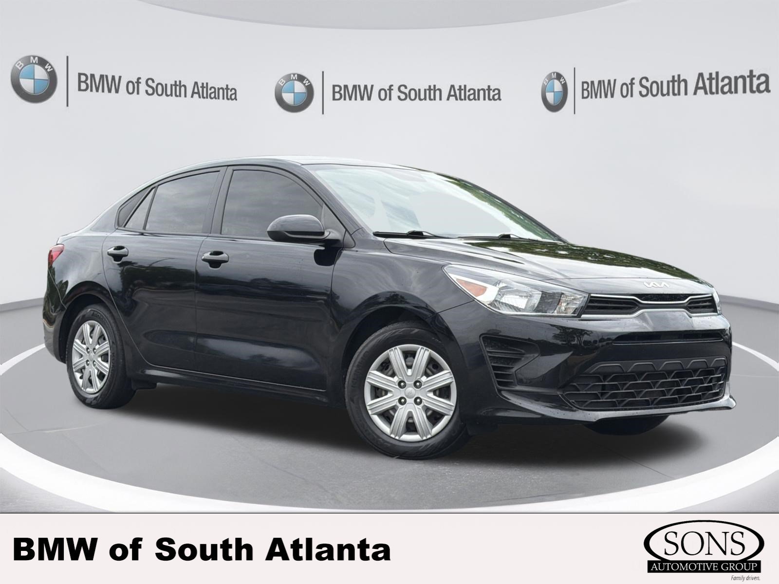 Used 2023 Aurora Black Kia LX image 1