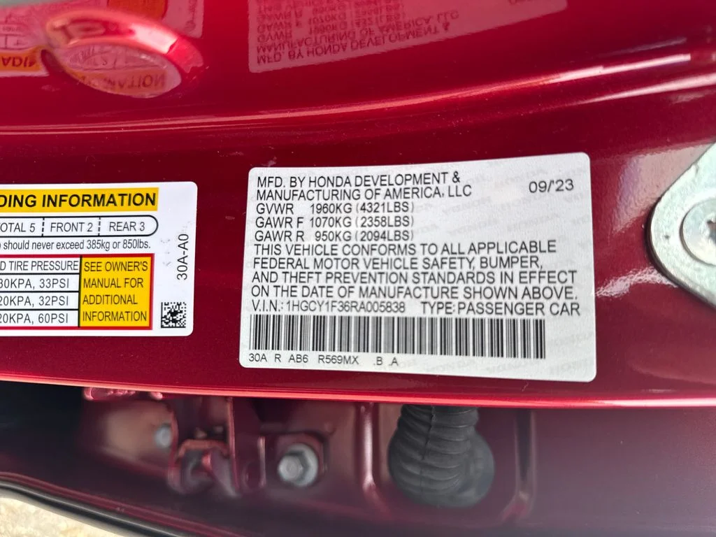 Used 2024 Red Honda EX image 28