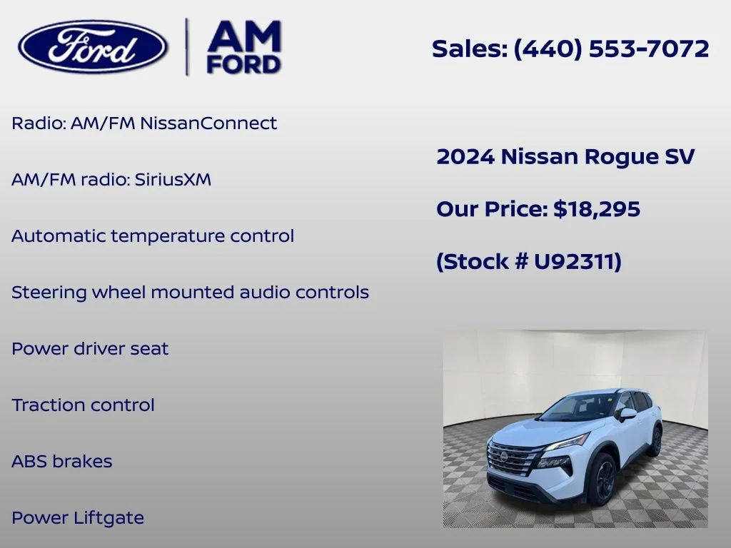 Used 2024 Pearl Nissan SV image 6