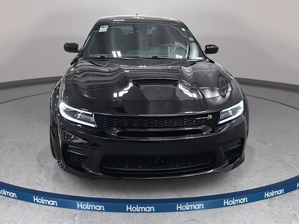 Used 2021 Black Dodge R/T Scat Pack Widebody image 3
