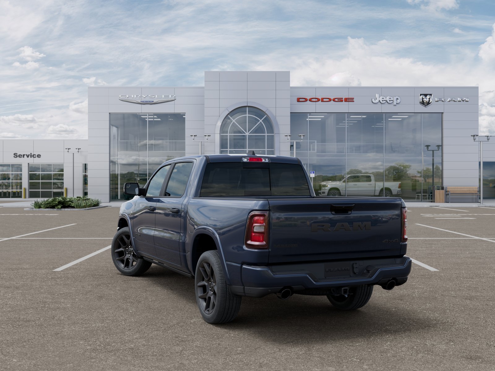 New 2026 Blue Metallic RAM Laramie image 29