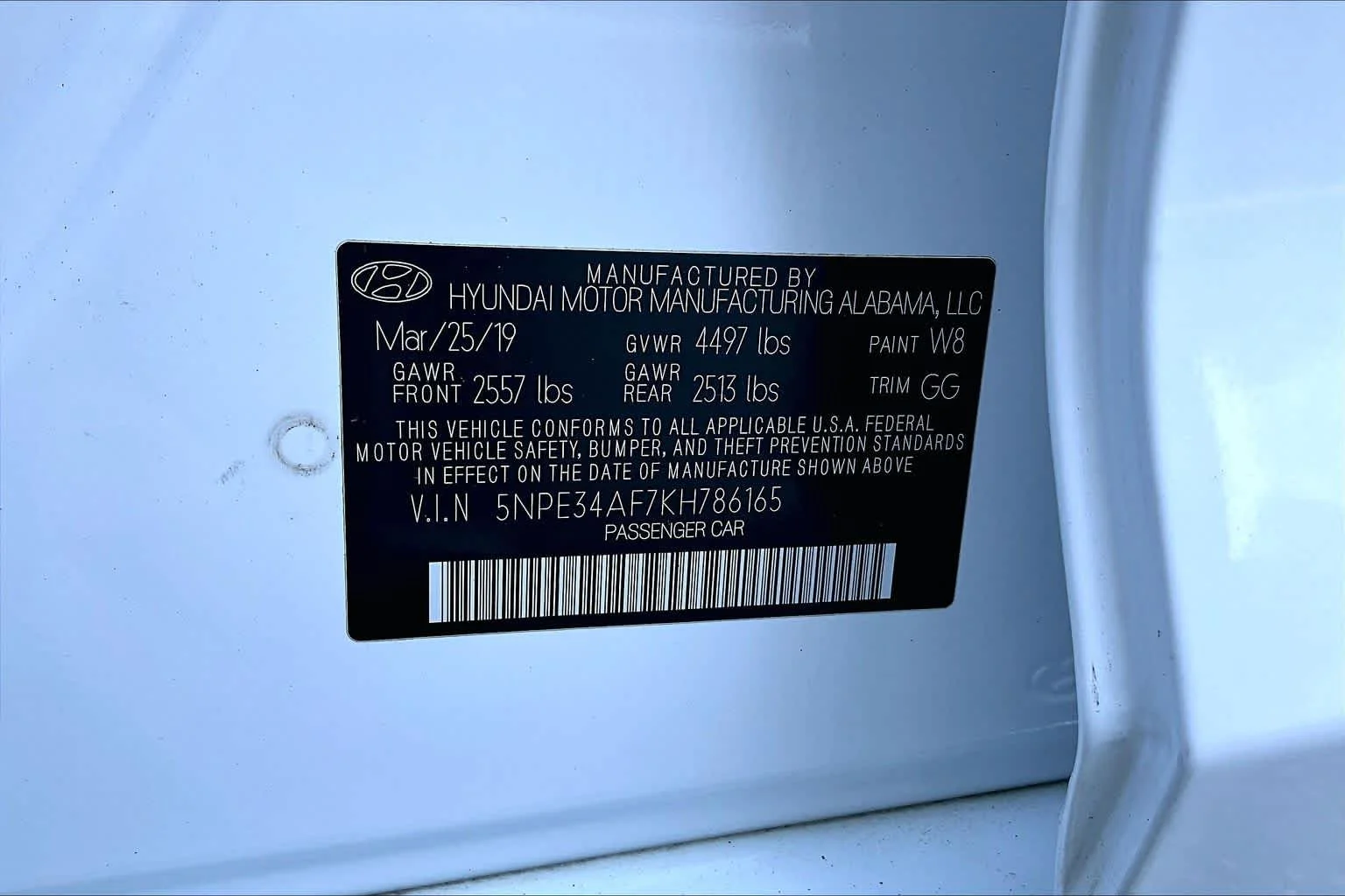 Used 2019 Quartz White Pearl Hyundai SEL image 36