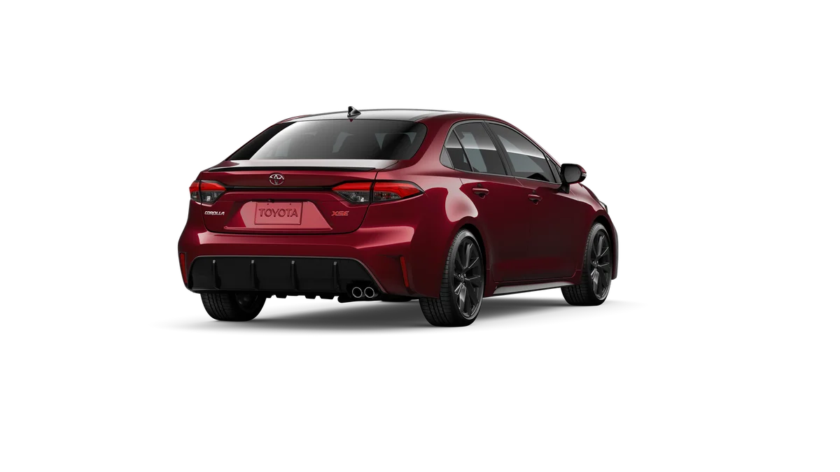 New 2026 Ruby Flare Pearl with Midnight Black Metallic roof Toyota XSE image 9