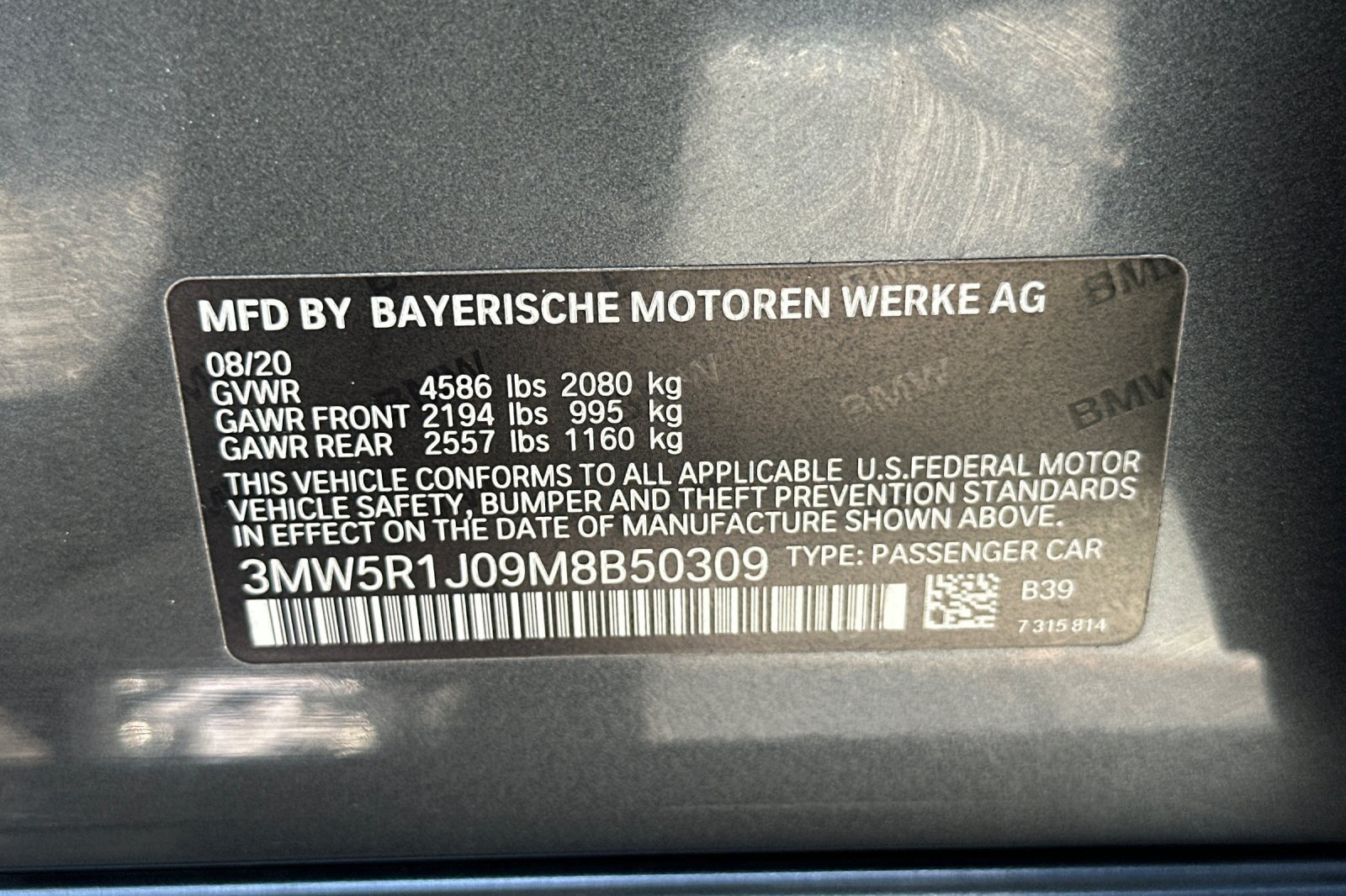 Used 2021 Mineral Gray Metallic BMW 330i image 27