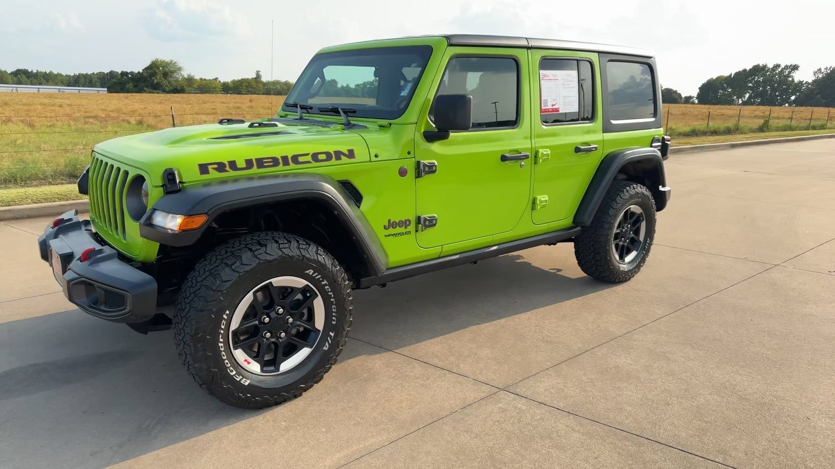 Used 2021 Gecko Clearcoat Jeep Unlimited Rubicon image 5