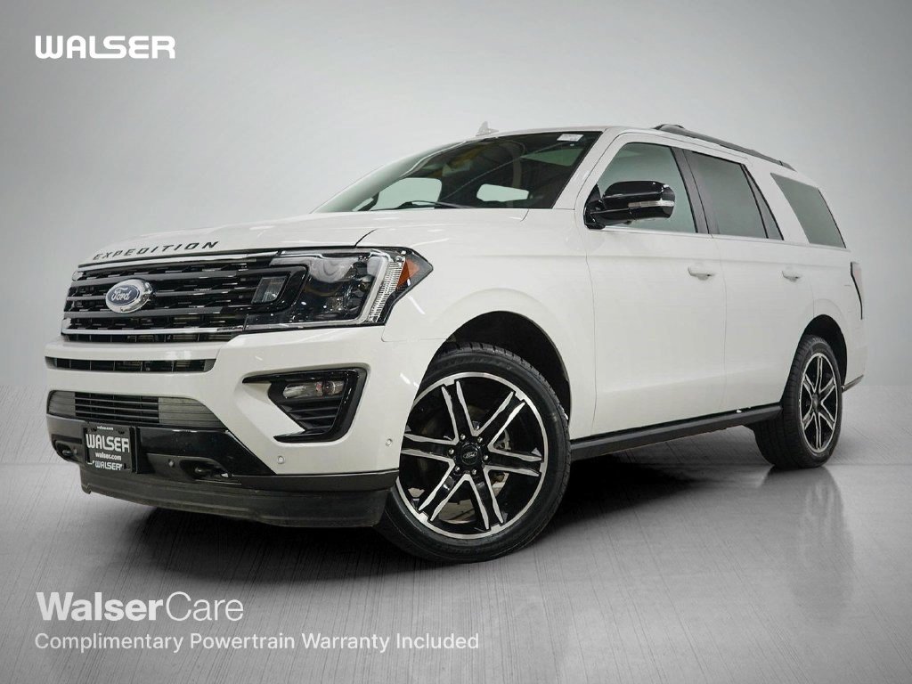 Used 2021 White Metallic Ford Limited image 1