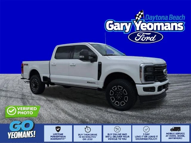 New 2026 Star White Metallic Tri-Coat Ford F-250® Platinum® image 1