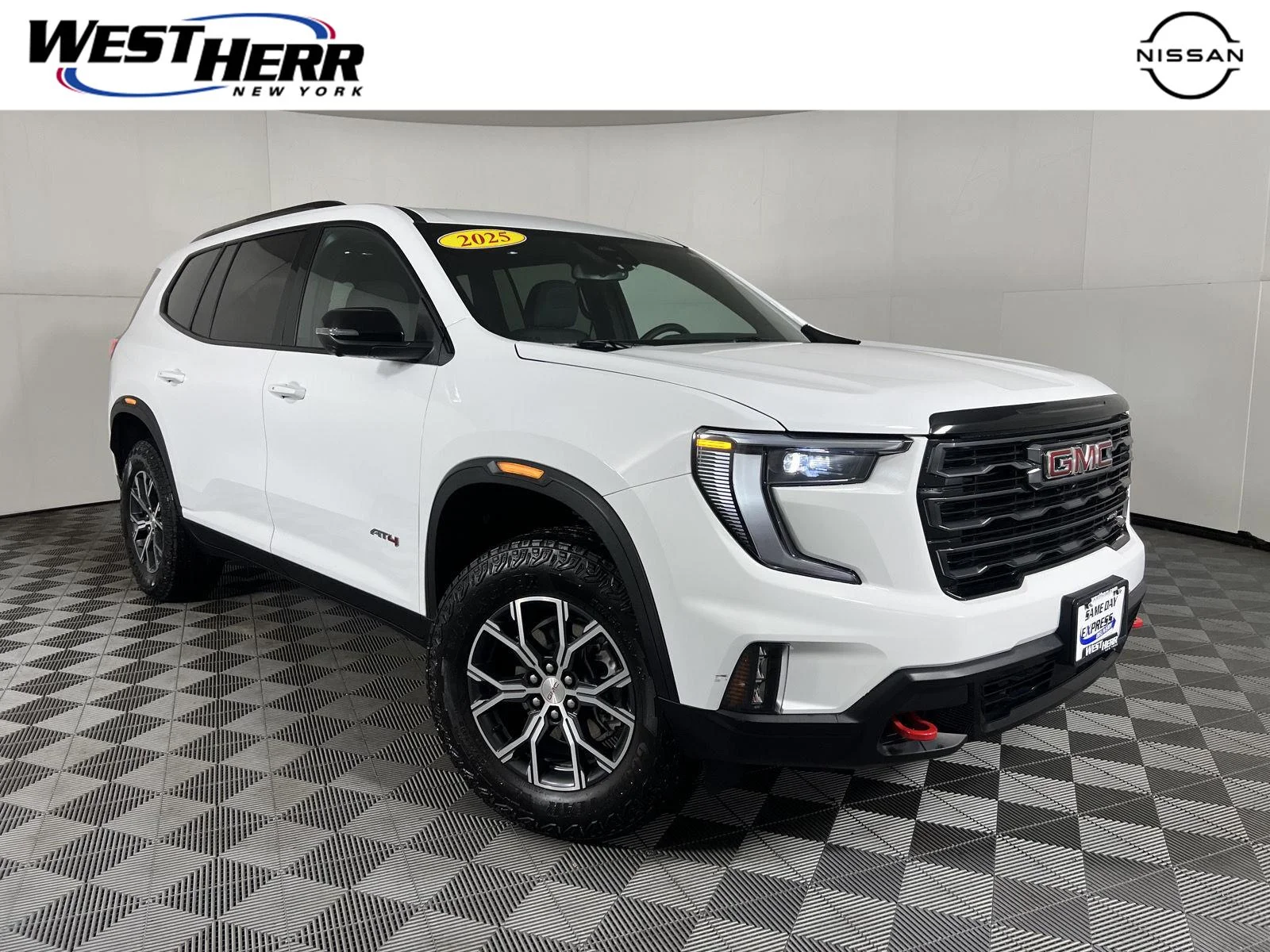 Used 2025 Summit White GMC AWD AT4 image 1
