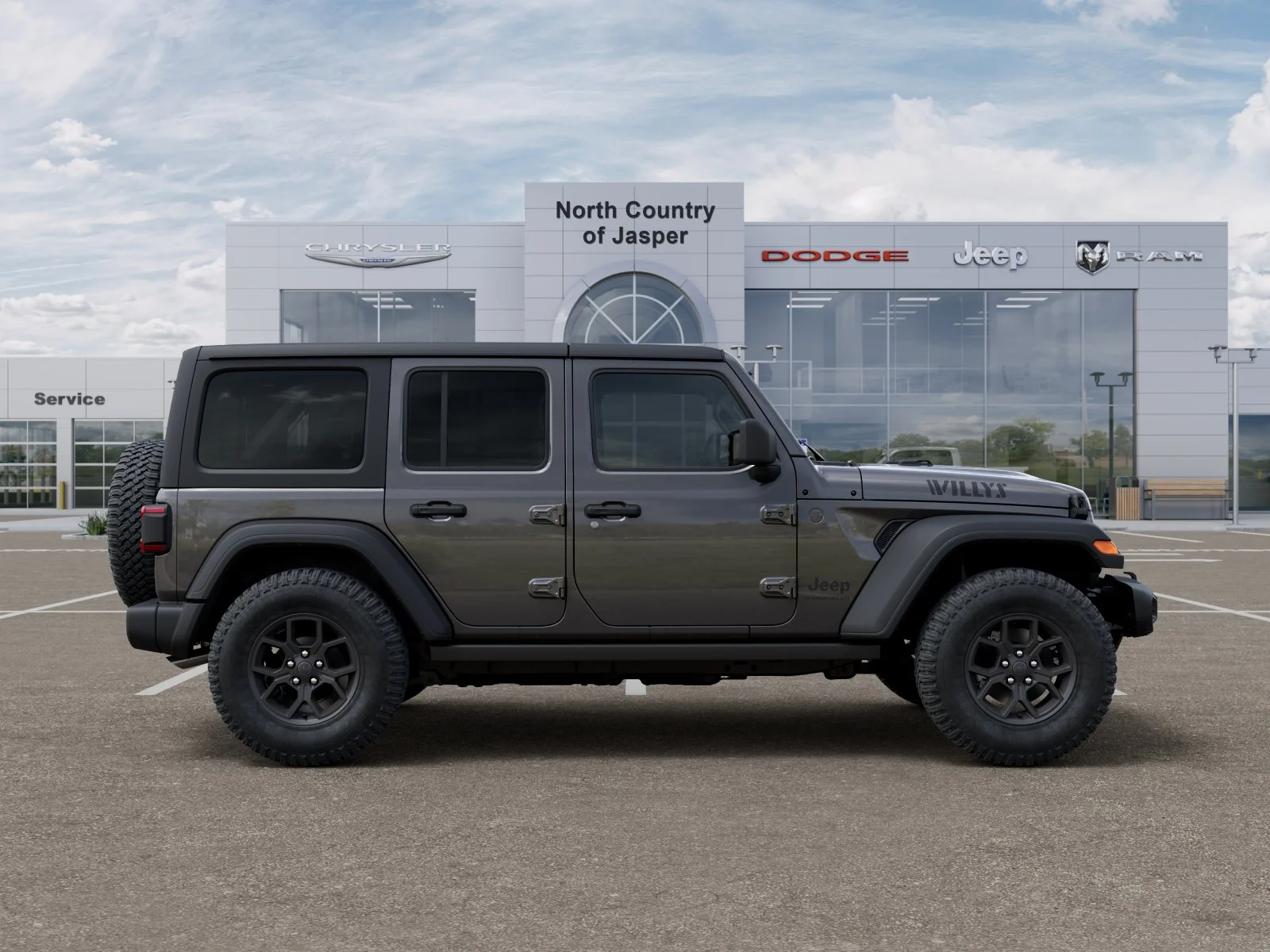 New 2026 Granite Crystal Metallic Clear-Coat Exterior Paint Jeep Willys image 47
