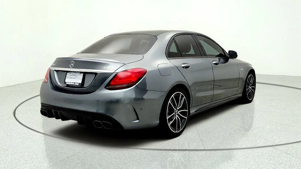 Used 2020 Selenite Grey Metallic Mercedes-Benz AMG® C 43 4MATIC Sedan w/ Perf. Exhaust, Pano Roof & Carbon Trim image 5