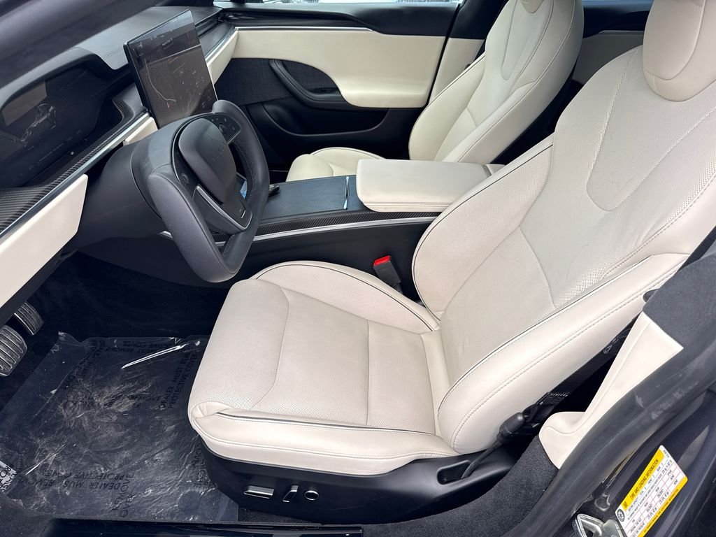 Used 2021 Black Tesla Plaid image 21