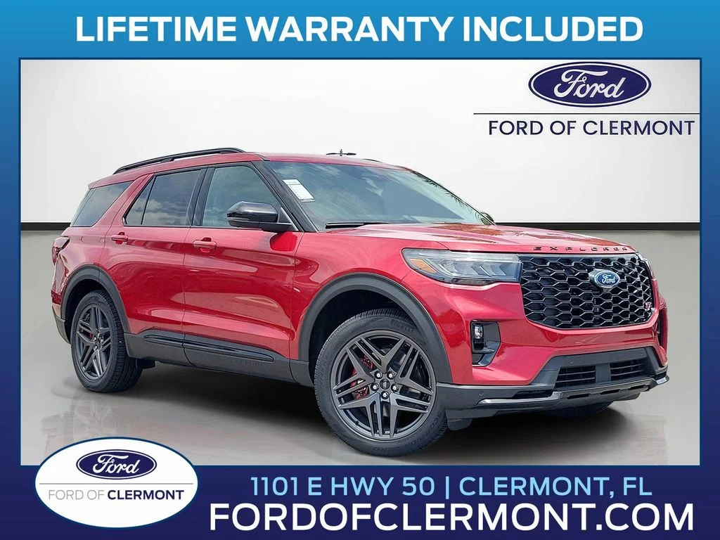 New 2026 Rapid Red Metallic Tinted Clearcoat Ford ST image 1