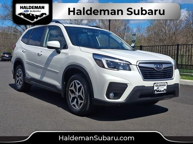 Used 2021 White Subaru Premium image 1
